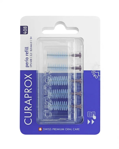 Perio Angled Interdental Brushes Refill CPS 408-Curaprox-Matakana Pharmacy